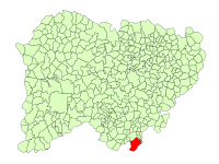 Localisation de Candelario