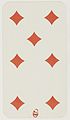 7 de carreau d'un jeu de Tarot nouveau, 1898.