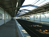 駅ホーム（2007年10月）