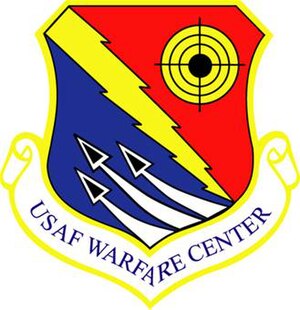 Emblem of the USAF Warfare Center, Nellis AFB,...