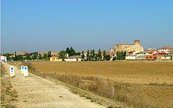 Skyline of Villalcázar de Sirga