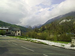 Vue vers l'aval de La Séoube