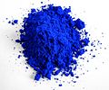 La tonalità dello YInMn Blue commercializzato come Bluetiful (YIn0.9Mn0.1O3)