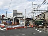 JR駅が橋上化された後の様子（2017年10月）