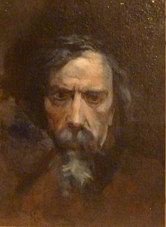 Autoportrait (1874), óleo sobre lienzo, París, Museo de Orsay.