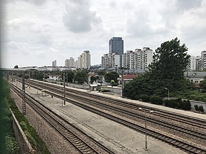 莘庄火车站站线（2018年）