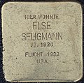 Stolperstein Else Seligmann