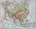 1890 map of Asia