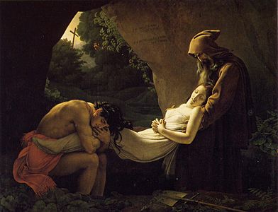 Anne-Louis Girodet, Atala au tombeau (1808), Paris, musée du Louvre.