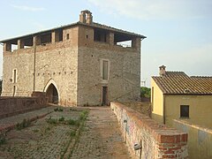 Casseto Senese sur le bastion Fortezza