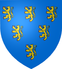 Arms of Geoffrey Plantagenet, Count of Anjou