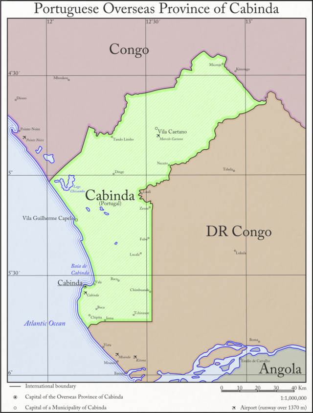 Localização de Cabinda