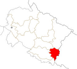 Location in Uttarakhand, India
