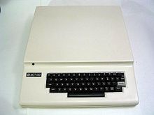 DGT-100 by DIGITUS Ind. Com. Serv. de Eletronica Ltda., one of a dozen brands of TRS-80 clones made by other companies. DGT-100 Brazilian TRS-80 Clone.jpg