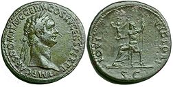 A sestertius of Domitian