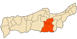 Distretto di Hadjout – Mappa