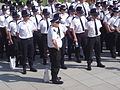 エディンバラ警察。左の写真を含め数種類の帽章がある。