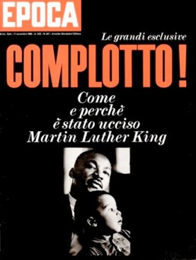 Le indagini sull'assassinio di Martin Luther King nella copertina del 17 novembre 1968