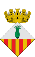 Representación heráldica del blasón aprobáu