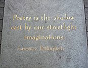 劳伦斯·弗林盖蒂的詩詞步磚