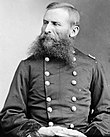 Old picture of an American Civil War general with big beard