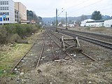 Disused freight tracks