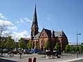 Die Gustav-Adolf-Kirche am Platz Gustav Adolfs torg.