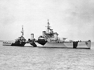 HMS ジャマイカ（1943年9月18日撮影）