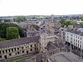 All Souls College looking east up the High Street from St Mary's Church