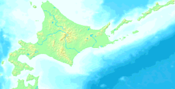 新雪谷連峰在北海道的位置