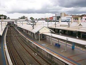 Hornsby railway station platform 1 & 2 from footbridge.jpg