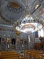 Iconostasis and chandelier