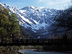 Le mont Hotaka et le Kappa-bashi.