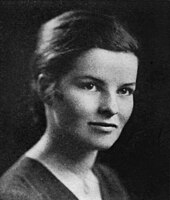 Portrait of Hepburn, age 21