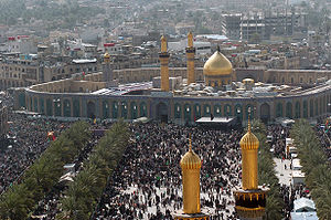 Millions of Shia Muslims gather around the Hus...