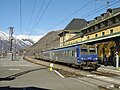 Refurbished Z7319 at Latour-de-Carol station