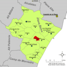 Расположение муниципалитета Вильявьеха на карте провинции