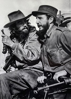 English: Fidel Castro and Camilo Cienfuegos, H...
