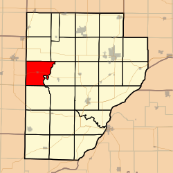 Location in Fulton County