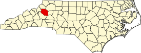 Koort vun Caldwell County