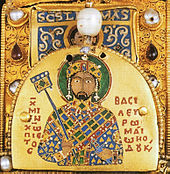Byzantine Emperor Michael VII Doukas on the corona graeca
of the Holy Crown of Hungary Michael VII Doukas on the Holy Crown.jpg