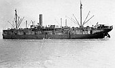 The ship in July 1917