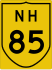 National Highway 85 marker