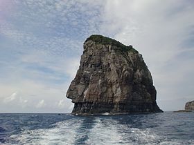 Napoleon-kallio Shimokoshikin saaren edustalla