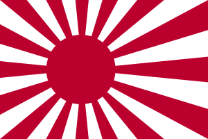 Naval ensign of the Imperial Japanese Navy and...