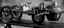 Nicholas Cugnot's 1769 steam-powered gun-tractor Nicholas-Cugnots-Dampfwagen.png