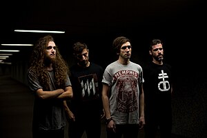 Nowhere To Be Found, 2018. From left to right: Quintais, Migalhas, Tiago and Manel