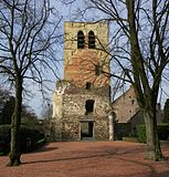 De oude kerktoren