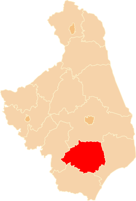 Localisation de Powiat de Bielsk Podlaski