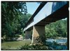 Perspective from south bank, looking N. - Swann Bridge, Spanning Locust Fork of Black Warrior River, Swann Bridge Road, Cleveland, Blount County, AL HAER AL-201-15 (CT).tif